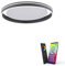 Paul Neuhaus Q-VITO LED Deckenleuchte, Works with Alexa - Smart Home, Fernbedienung CCT warmweiß – kaltweiß (59cm Anthrazit)
