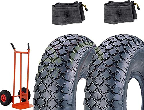 Ecovelò 2 COPERTONI VQUEST 3.00-4 (260 X 85) + CAMERE Pneumatici GOMME Ruota CARRELLINO Carrello Portapacchi PORTATUTTO