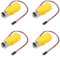 Dealikee 4 stücke TT Motor DC Getriebemotor Doppelwelle 200RPM DC 3-6V Getriebemotor für DIY Smart Auto Roboter