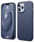 elago Liquid Silicone Case Compatible with iPhone 13 Pro Max Case (6.7), Premium Silicone, Full Body Protection - 3 Layer Shockproof Phone Cover, Anti-Scratch Soft Microfiber Lining (Jean Indigo)