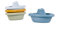 Little Dutch 2007436 Badespielzeug Badeboote 4er Set blau