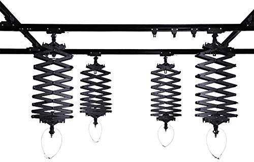 2.8x2.8m Pantograph Deckenschiene System Kit mit 2m Drop Pantograph Deckenständer, Wand Deckenständer Halterung für Foto Studio Video Fotografie Beleuchtung Softbox und andere Beleuchtungsgeräte