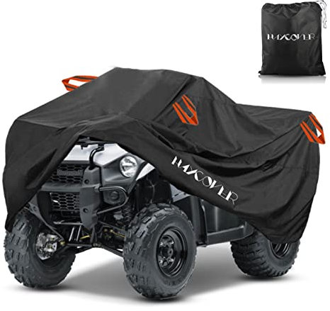 ATV-Abdeckung, strapazierfähig, wasserdicht, regenfest, staubdicht, 210D-Gewebe, UV-beständig, 4 Räder, Abdeckung für Outdoor-Lagerung, 210 x 120 x 115 cm