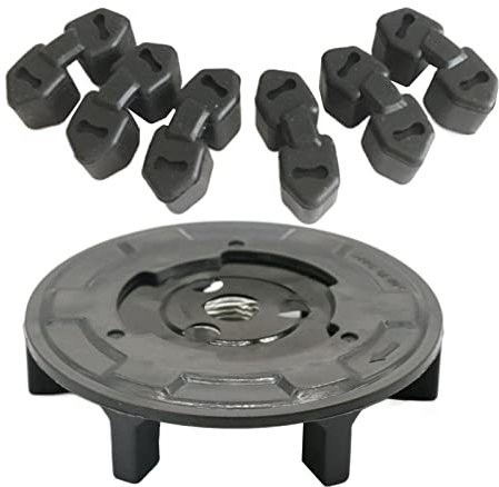 Ronyme Kit de reparación de compresor de cubo de embrague de compresor de CA, reemplazo directo para 5SE09C 5Seu12C, Cubo y Goma