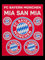 FC Bayern München Aufkleberkarte 2er Set - Sticker 31919