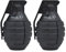Gunyoo M26A2 Granate Spielzeug 2pcs Kunststoff Handgranaten Spielzeug für Outdoor CS Spiel Cosplay Requisiten Geschenk 14+ (Schwarz)