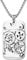 JewelryWe Schmuck Halskette Herren Retro Steampunk drehbare Zahnrad Dog Tag Erkennungsmarke Anhänger mit 60cm Kette Gravur Geschenk Silber