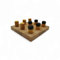 Gesellschaftsspiel Tic Tac Toe Wein Brettspiel aus Holz und Kork