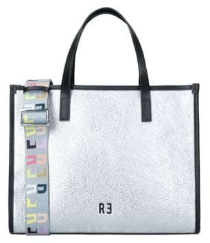 Rebelle Borsa donna mano/tracolla Astra shopping M dollaro pelle silver BS24RE41 1WR087S4LE0488 Media