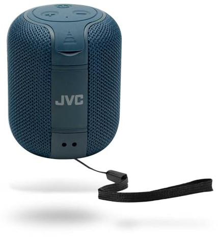 JVC SPSG1BTA SPSG1BTA - Altoparlante wireless portatile con suono surround, Bluetooth 5.3, leggero, capacità TWS, USB-C, fino a 15 ore di durata della batteria