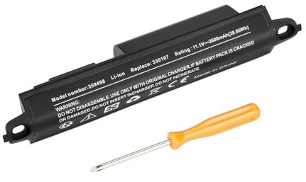 Exmate Akku für Bose SoundLink III 330107 330107A 330105 359495 359498,Bose SoundLink Bluetooth Mobile Speaker II 404600 [11,1V 2600mAh]