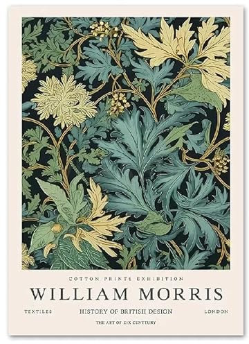 William Morris Bild Blumen Wandkunst Und Drucke Moderne Poster William Morris Leinwand Malerei Für Wohnzimmer Wohnkultur 40x50cm Kein Rahmen