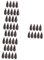 BESTonZON 45 Pièces Capsules de Faux Sang de fête d'halloween Capsules de Sang Bouche Fake Blood Capsules de Sang réalistes Accessoire de fête de Sang Halloween Caoutchouc Rouge
