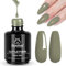beetles Green Gel Nail Polish, 15ML Light Cecilia Sage Green Colour Soak Off UV Gel Polish Nail Art Manicure Salon DIY Nail Design Decoration at Home Gift for Girls-CL137