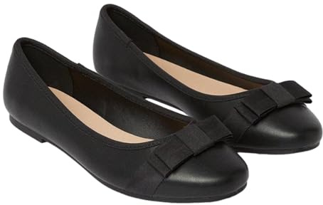 Dorothy Perkins Wide Fit Paris Bow Detail Ballet Pumps