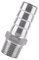 15mm Stainless Steel SS304 Male Thread Pipe Fitting Barb Hose Tail Connector BSP 1/8~3/4, Hose Tail Adaptor, Quick Fitting Joint, Easy to Connect (1/2''*19mm)