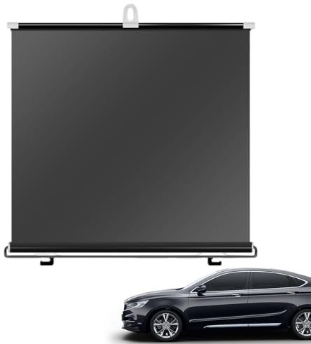1 Juego de Parasol para Parabrisas de Coche, Protector de Ventana para persianas enrollables, Parasol para Ventana Delantera | Parasol Enrollable retráctil montado en el Coche, Protector retráctil de
