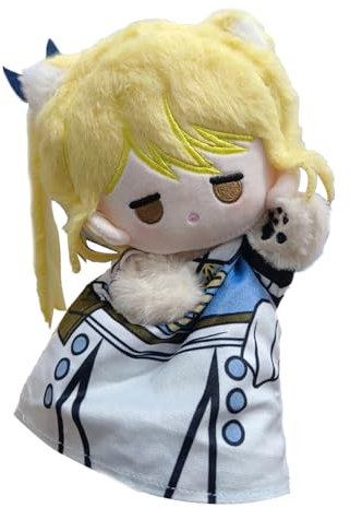 Lzrong Fairy Tail Handpuppe Lucy Heartfilia Figur Stuffed, Erza·Scarlet Weiche Kissen Throw Pillow Anime Kissen Handwärmer 25cm Soft Sofa Büro Dekoration Collectibles Ornamente für Gift Fans
