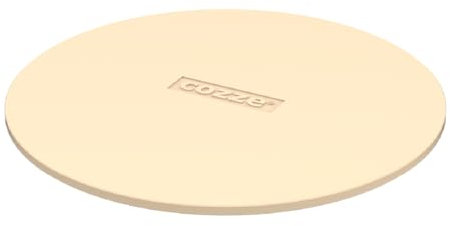Cozze® Piedra para pizza de 42,5 x 1,0 cm de diámetro de 42,5 x 1,0 cm – Piedra para pizza para hornos de pizza y barbacoa – Crujiente pizza casa – Ideal para hornos de pizza giratorios – perfecto