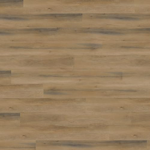 HORI Klick Vinylboden Anti-Kratz SPC Risseiche XXL Pony Saddle, wasserfest, für bodenheizung geeignet, pflegeleichte Landhausdiele 2,05 m², Hartvinylboden