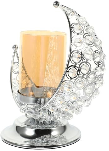 IMIKEYA Leuchter kerzenhalter kerzenständer taufkerze Klassischer Kerzenständer candle set dekorative Kerzenlaternen Türkis Home-Desktop- Kerzenständer für Partys Eisen Silver