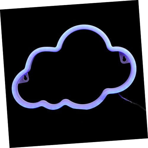 UKCOCO -lampe in Wolkenform Neonlicht Kreatives Hängelicht Dekorative Neonlampe Neonlampe Neonlicht