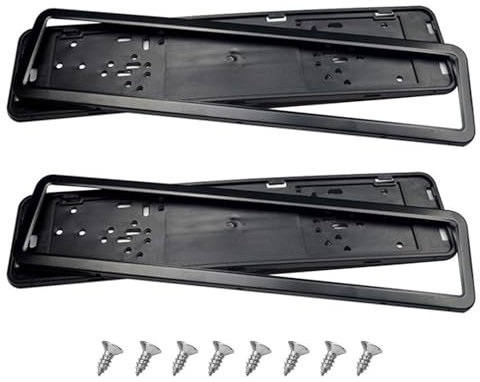 Cars Number Plate Holders for Audi RS7 2021-2023,Rust-proof Durable License Plate Frames Car Accessories,A-Black