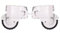 Lot de 2 pièces de rechange pour roue droite et gauche compatibles avec Xiaomi 1C STYTJ01ZHM / Dreame F9, pièces de rechange pour aspirateur (gauche et droite)