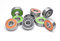 ILQ-9 608 RS Inline Roller Skate Radlager ABEC9 608RS Skateboard Kugellager for Roller Longboards 8x22x7mm Skate-Teile(Green,10PCS_ILQ-11)