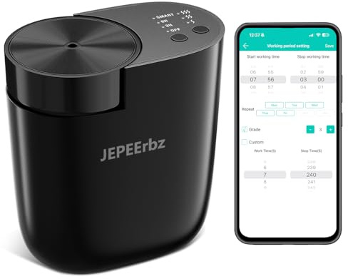 Aroma Diffuser Ohne Wasser, Intelligente Steuerung via Bluetooth-App, Abdeckung bis zu 500 ft²