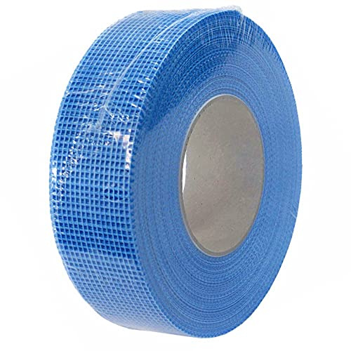 PRITEX Gitterband selbstklebend 48mm x 90m, Glasfaser Fugenband, 16 Rollen