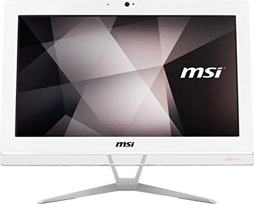 MSI Pro 20EXTS 8GL-052XEU 50 cm (19,5 pollici), PC All-in-One (Intel Pentium N5000, 8 GB DDR4, SSD da 256 GB, masterizzatore DVD Super Multi Touch, colore: Bianco