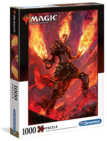 Clementoni 39561 Magic The Gathering – Puzzle 1000 Teile ab 9 Jahren, buntes Erwachsenenpuzzle mit kräftigen Farben, Geschicklichkeitsspiel für die ganze Familie, schöne Geschenkidee