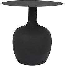 Creative Co-op Metallstrukturiert, schwarz, KD-Tisch