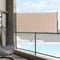 pro.tec Toldo Lateral Retráctil Mulhacén Pantalla de Privacidad Exterior Extensible contra Viento y Sol para Jardín Patio Balcón Acero 140 x 300 cm - Color de Arena