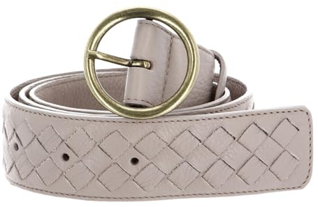 Abro Leather Dalia Weaving Belt W95 Sahara