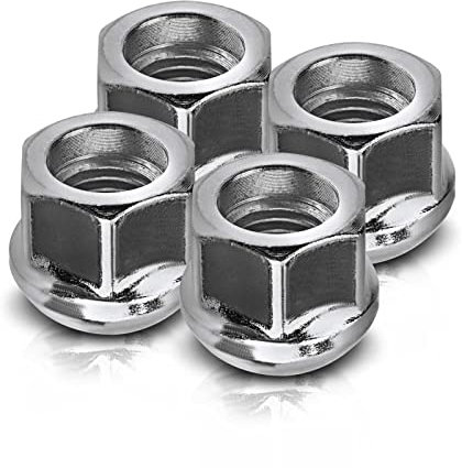 Frankberg 4 tuercas de rueda compatibles con Accord 1990-2003 Ascot 1989-1997 City 2002-2021 Civic 1988-2021 Concerto 1989-1995 CRX III 1992-1998 Insight 20000000000 -2014 1