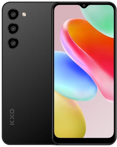 KXD A09 Smartphone con 6.56 HD+,8GB RAM+128GB ROM/256GB Espandibile,4000mAh,13MP+8MP Fotocamere,Android 12,4G Dual SIM Cellulari,GPS/Face ID/Fingerprint/Tipo-C/3 Slot/3.5mm Jack per Cuffie