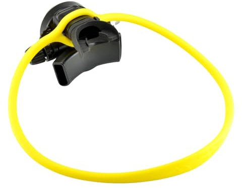 Tauchregler-Halter | Taucher-Silikon-Regler Oktopus-Halter | Mundstück Halskette Tauchen Clips fest fixierter Silikon-Halskettenhalter