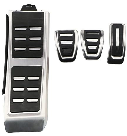 Car Beschleuniger Pedale,für Audi A4 B8 S4 A5 S5 8T Q5 SQ5 A6 C7 A7 S7 S6 4G A8 S8 4H,Anti-Rutsch Pedale Bremse Pedalkappen Abdeckung Innere ZubehöR,E-Mt with Rest