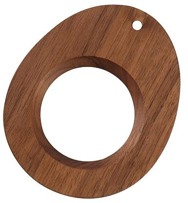 SHOWERORO Becherhalter mit Trichter Kaffeefilter-Tropfkegel gießen universeller Getränkehalter Espresso kaffefilterhalterung kaffeefilterhalter Trichterhalter lagerregal aus Holz Brown