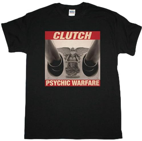 Clutch Psychic Warfare Men T-Shirt Stoner Alternative Metal Monster Magnet Tee Black XL