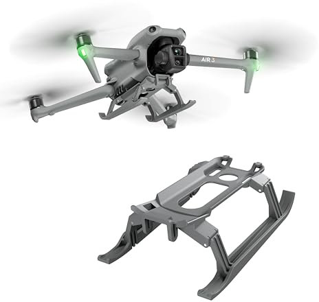 Carrello di atterraggio per DJI Air 3/3S Accessori, Protettore per drone pieghevole a sgancio rapido per DJI Air 3/3S Fly More Combo