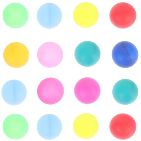 iplusmile 150 Bunte Tischtennisbälle 40mm Leichte Lotteriekugeln aus Kunststoff Wiederverwendbar Party und Spieldekoration für Verlosung Basteln und Unterhaltung