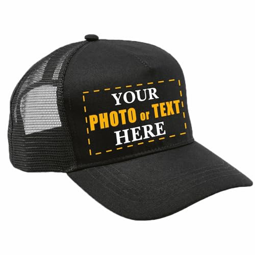 lepni.me Personalisierte Unisex-Kappen mit Text Name Logo Einstellbar Bedruckte Cap für Erwachsene Benutzerdefinierter Hüte mit Schnallenverschluss