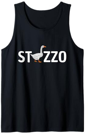 Stocazzo Rebus Funny Wer begrüßt Dich? St Goose Zzo Tank Top