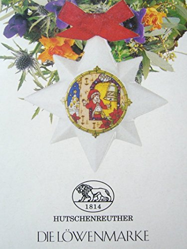 Hutschenreuther Weihnachtsstern 1997*Rarität, Stern, Porzellanstern, Baumschmuck, Baumanhänger, Anänger, Weihnachten