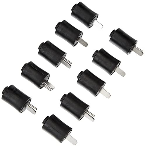 Unbekannt Lot de 10 fiches pour Haut-Parleur DIN 41529 à Visser Noir