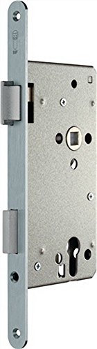 Divers A1506 50/101G Haustür-Einsteckschloss PZW 22/65/92/10mm DIN L Silber ktg