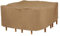 Duck Covers ETS07676 Essential Wasserfeste 193 cm quadratische Tisch- und Stuhlhusse, Outdoor-Tischdecke, Latte